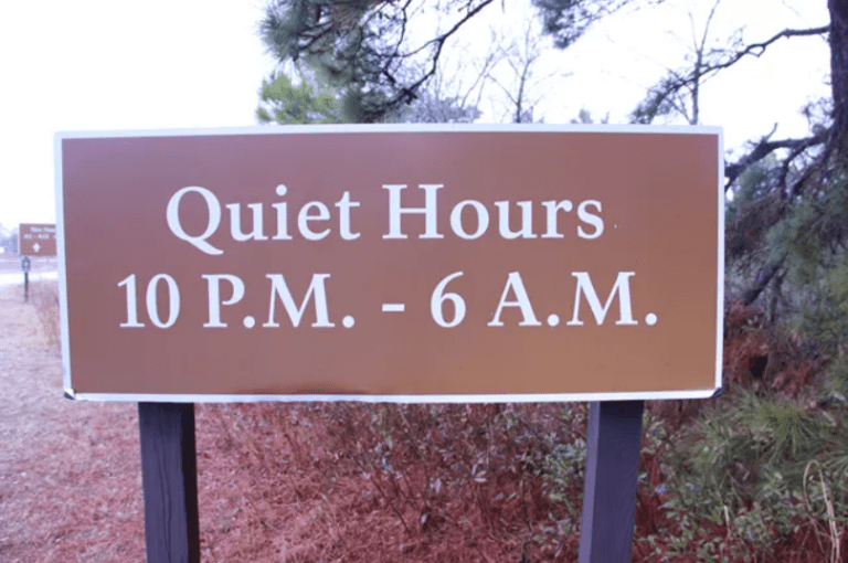 How to Minimize Outside Noise in Your RV quiet hours